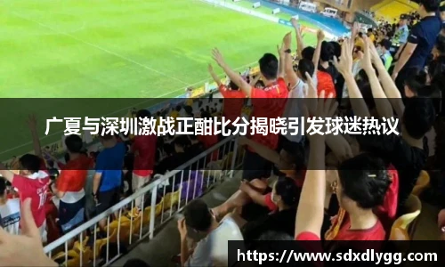 广夏与深圳激战正酣比分揭晓引发球迷热议